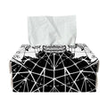 Black And White Demon Wicca Print Rectangle Tissue Box Cover