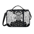 Black And White Demon Wicca Print Shoulder Strap Bible Bag