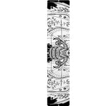 Black And White Demon Wicca Print Table Runner