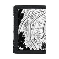 Black And White Demon Wicca Print Trifold Wallet