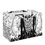 Black And White Demon Wicca Print Utility Tote Bag