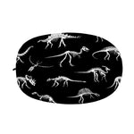 Black And White Dinosaur Fossil Print Car Side Mirror Covers