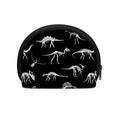 Black And White Dinosaur Fossil Print Coin Purse