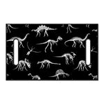 Black And White Dinosaur Fossil Print Golf Cart Seat Cover