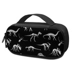 Black And White Dinosaur Fossil Print Insulin Cooler Travel Case