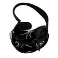 Black And White Dinosaur Fossil Print Pet Sling Carrier