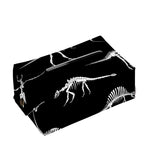 Black And White Dinosaur Fossil Print Rectangle Tissue Box Cover
