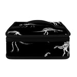 Black And White Dinosaur Fossil Print Small Lunch Bag