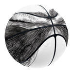 Black And White Drawing Beagle Print Basketball