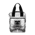 Black And White Drawing Beagle Print Bible Tote Bag