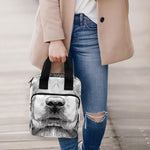 Black And White Drawing Beagle Print Bible Tote Bag