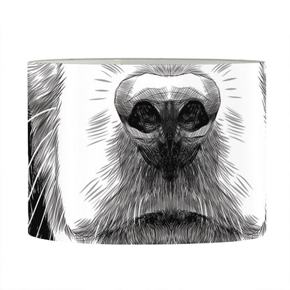 Black And White Drawing Beagle Print Drum Lamp Shade