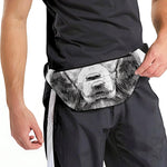 Black And White Drawing Beagle Print Fanny Pack