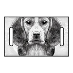 Black And White Drawing Beagle Print Golf Cart Seat Cover