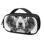 Black And White Drawing Beagle Print Insulin Cooler Travel Case