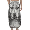 Black And White Drawing Beagle Print Lantern Pants