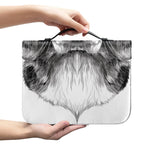 Black And White Drawing Beagle Print Leather Bible Cover