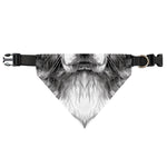 Black And White Drawing Beagle Print Over The Collar Dog Bandana