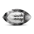 Black And White Drawing Beagle Print Rugby Ball