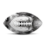 Black And White Drawing Beagle Print Rugby Ball