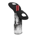 Black And White Drawing Beagle Print Single Neoprene Wine Tote