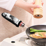 Black And White Drawing Beagle Print Skillet Handle Cover