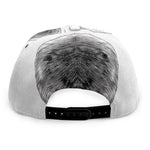 Black And White Drawing Beagle Print Snapback Cap