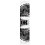 Black And White Drawing Beagle Print Table Runner