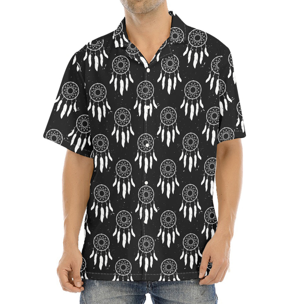 Black And White Dream Catcher Print Aloha Shirt