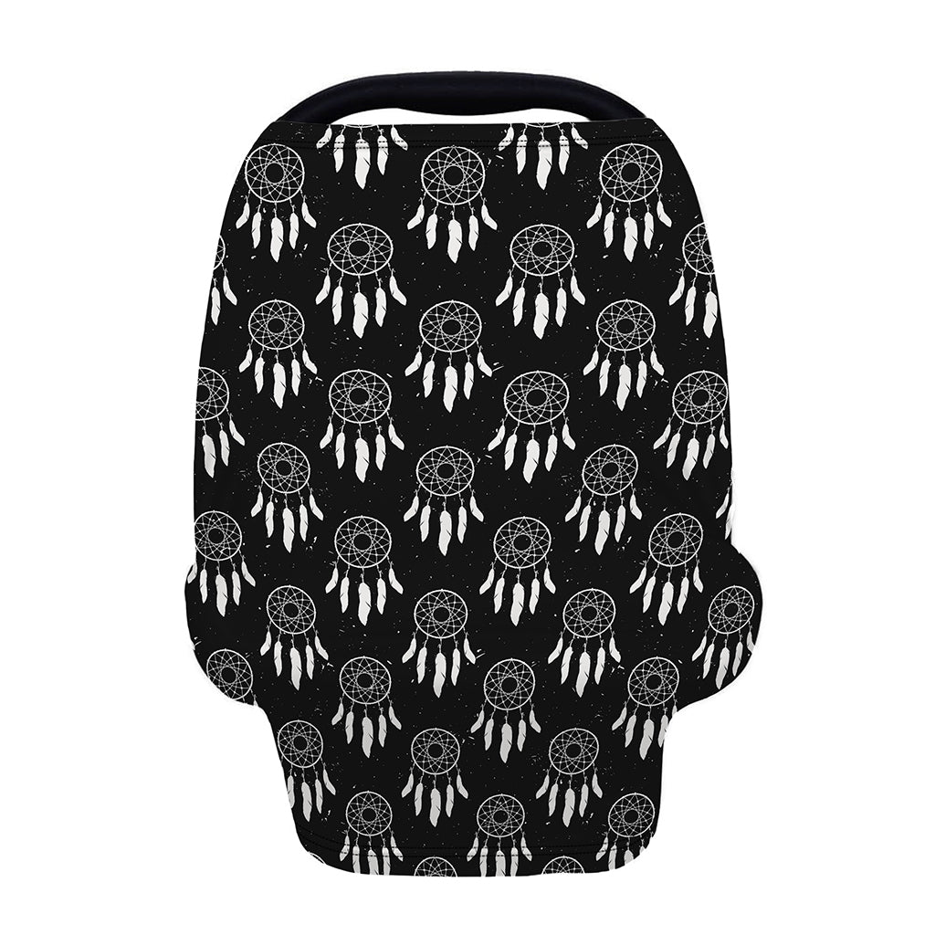 Black And White Dream Catcher Print Baby Seat Cover