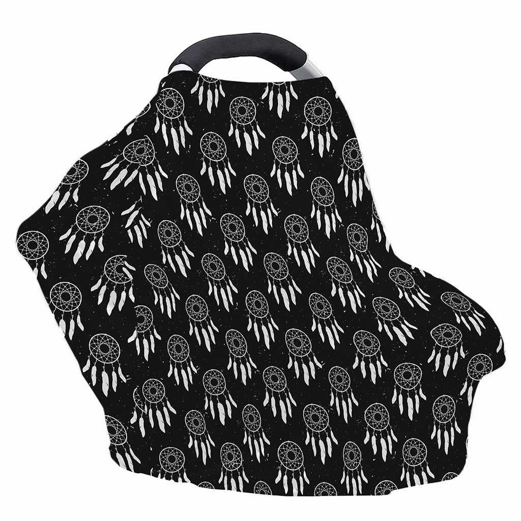 Black And White Dream Catcher Print Baby Seat Cover
