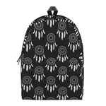 Black And White Dream Catcher Print Backpack