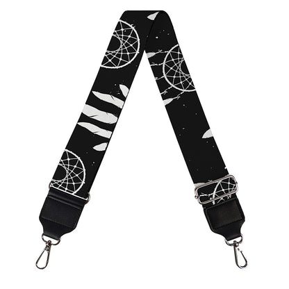 Black And White Dream Catcher Print Bag Strap