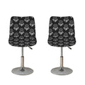 Black And White Dream Catcher Print Bar Stool Covers
