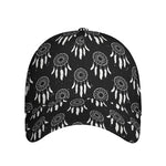 Black And White Dream Catcher Print Baseball Cap