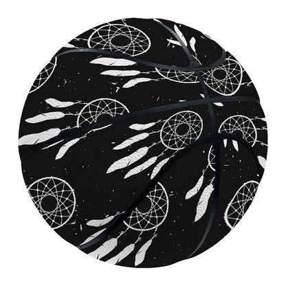 Black And White Dream Catcher Print Basketball