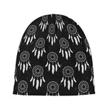 Black And White Dream Catcher Print Beanie