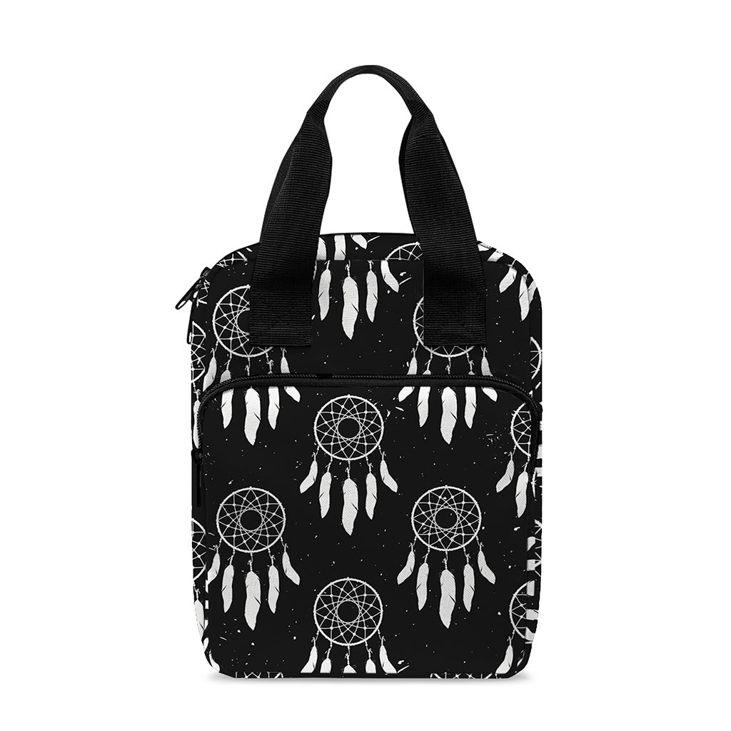 Black And White Dream Catcher Print Bible Tote Bag