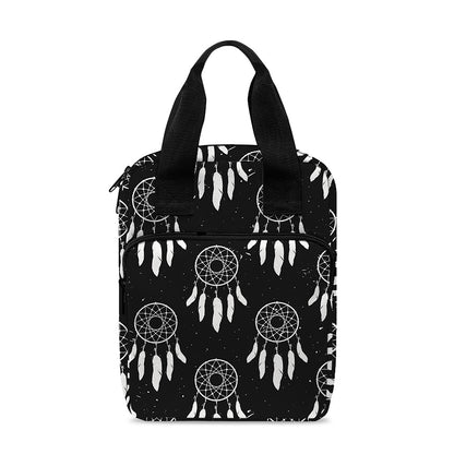 Black And White Dream Catcher Print Bible Tote Bag
