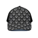 Black And White Dream Catcher Print Black Mesh Trucker Cap