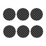 Black And White Dream Catcher Print Coaster Set