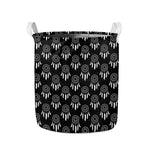 Black And White Dream Catcher Print Collapsible Laundry Basket