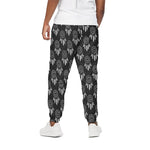 Black And White Dream Catcher Print Cotton Pants