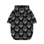 Black And White Dream Catcher Print Dog Zip Up Hoodie
