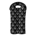 Black And White Dream Catcher Print Double Neoprene Wine Tote