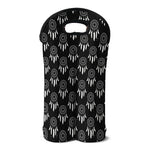 Black And White Dream Catcher Print Double Neoprene Wine Tote