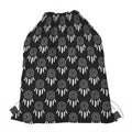 Black And White Dream Catcher Print Drawstring Bag