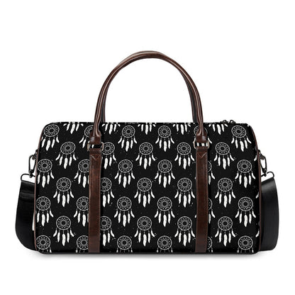 Black And White Dream Catcher Print Duffle Bag