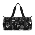 Black And White Dream Catcher Print Gym Bag