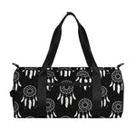 Black And White Dream Catcher Print Gym Bag